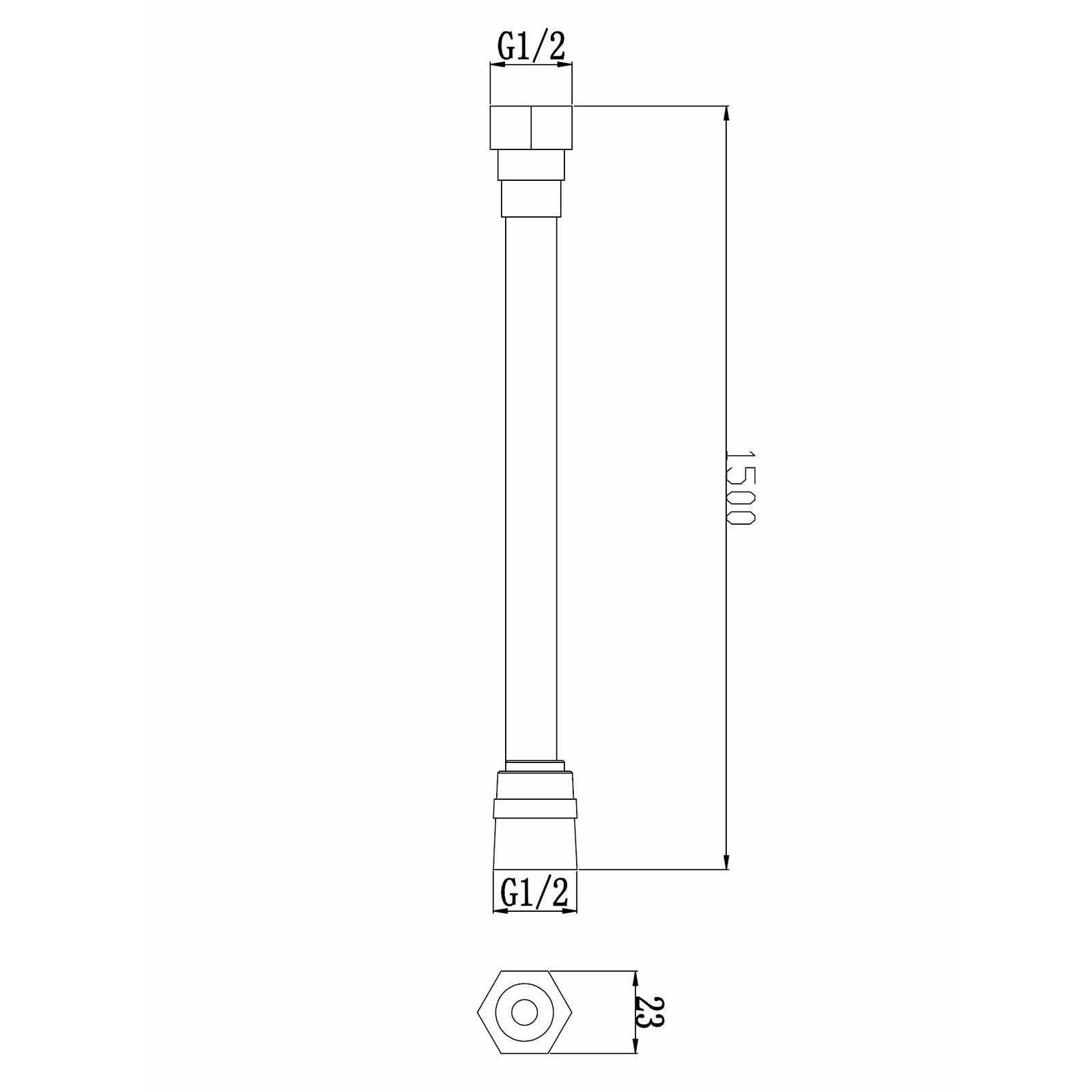 Replacement Heavy Duty 1500mm Shower Bath Bidet Hose