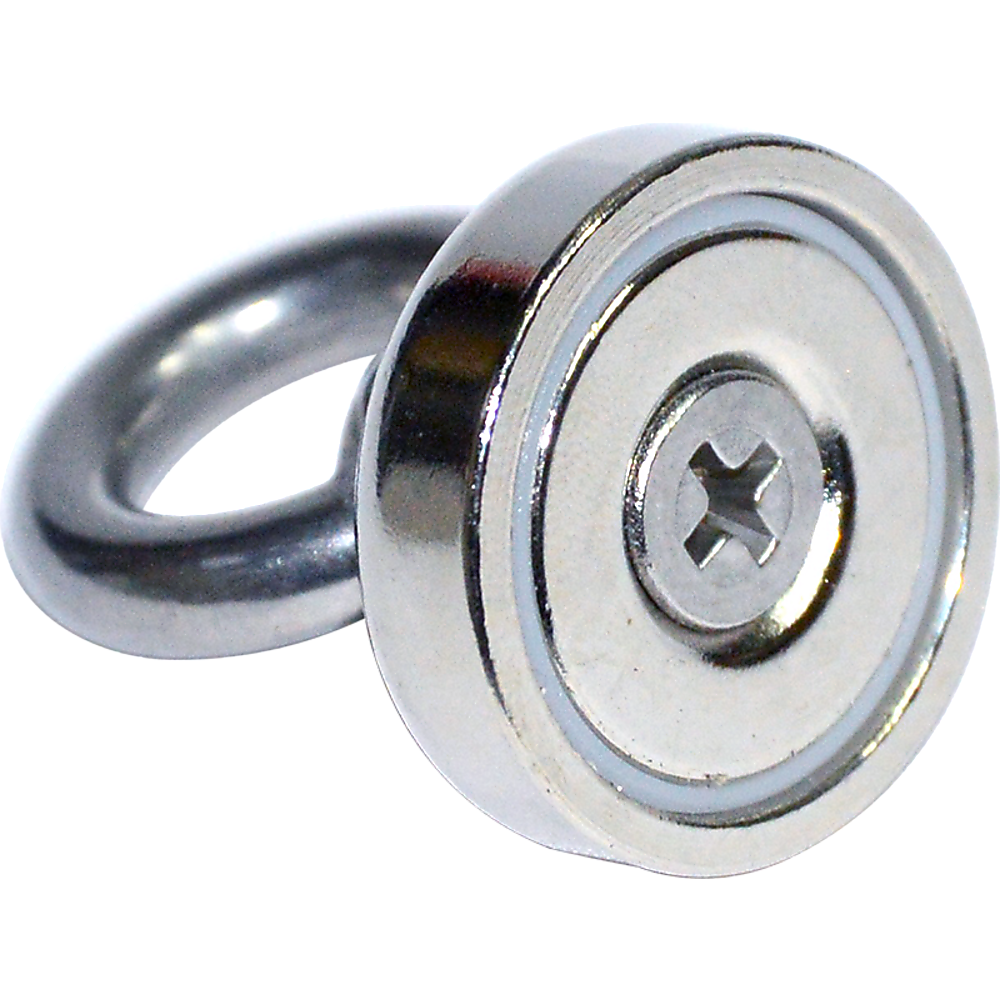 12Kg SALVAGE Strong MAGNET N52 Neodymium Eyebolt Circular Ring