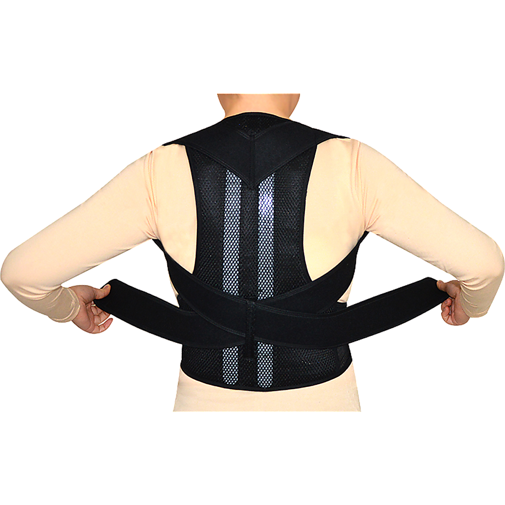 Lower Back Brace Unisex Posture Corrector Lumbar Support - Large
