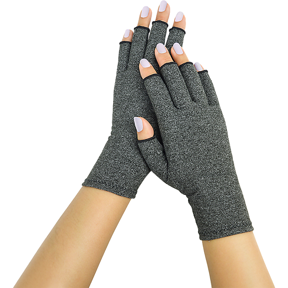 Arthritis Gloves Compression Joint Finger Hand Wrist Support Brace - Large