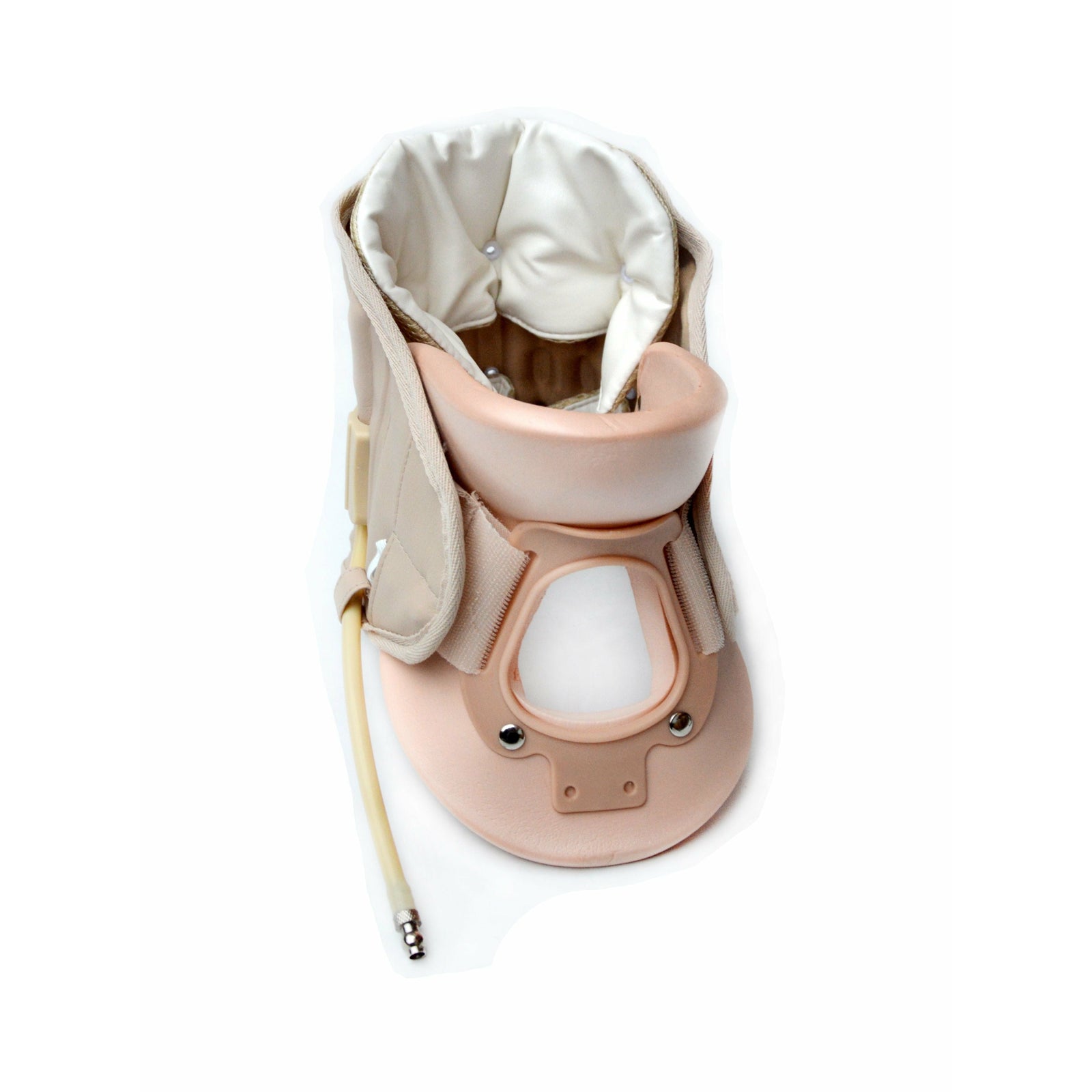 Neck Traction Air Decompression Support Brace Cervical Collar Hand Pump