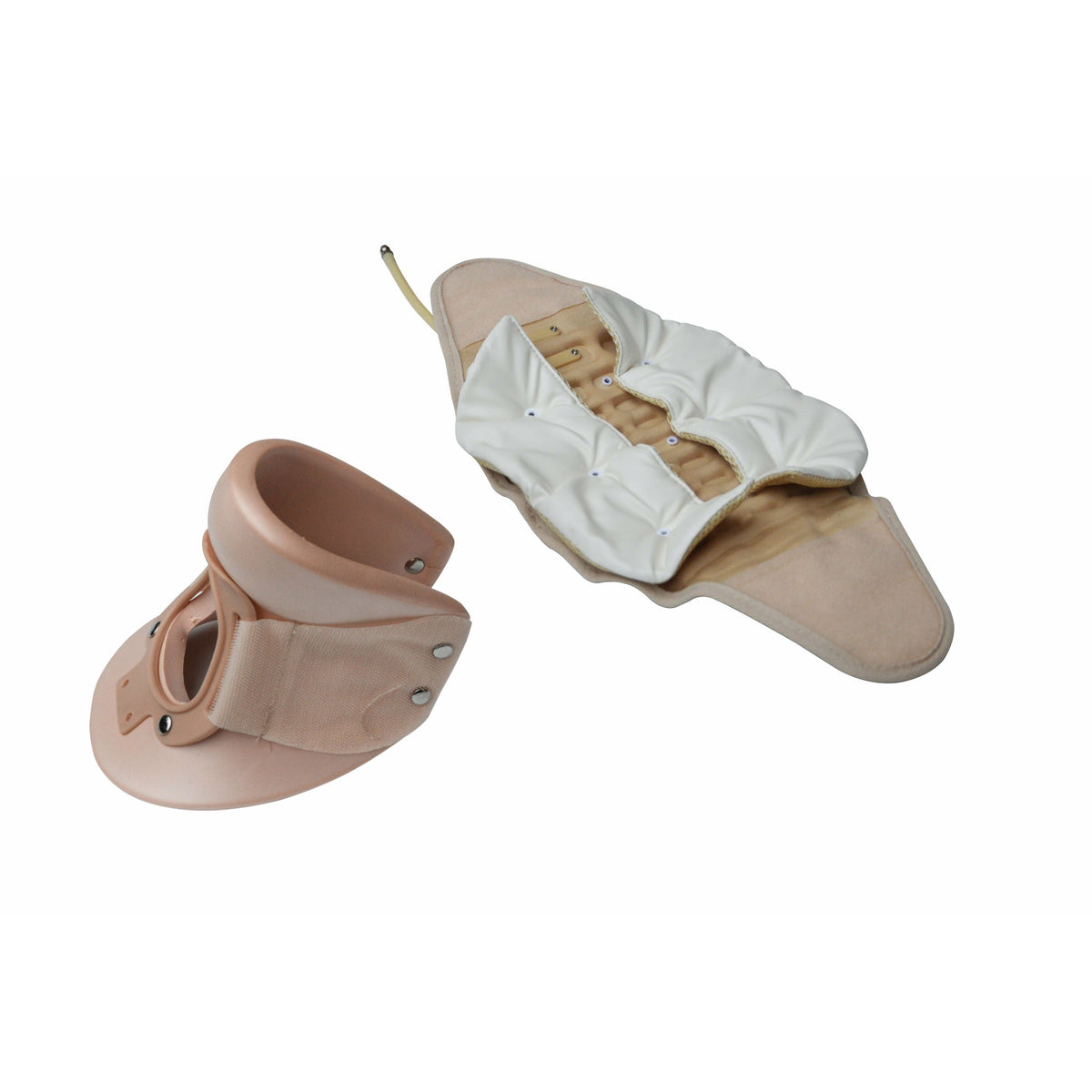 Neck Traction Air Decompression Support Brace Cervical Collar Hand Pump