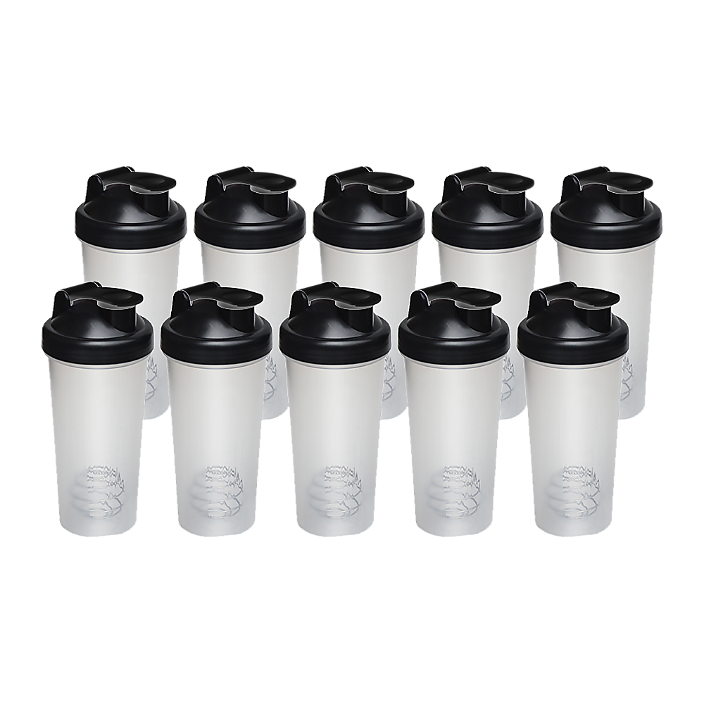 10x 700ml GYM Protein Supplement Drink Blender Mixer Shaker Shake Ball Bottle