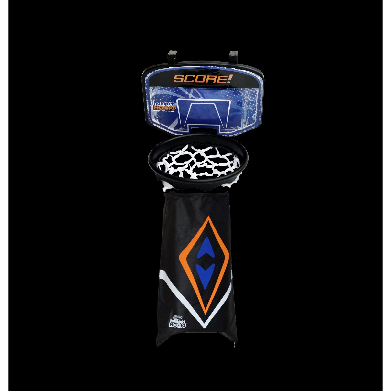 Hamper Basketball Laundry Hoop Hanging Clothes Basket Storage Kids Fun Door Bag