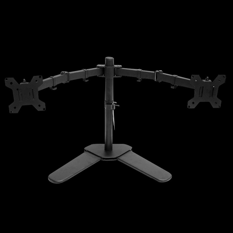 13&quot;-27&quot; Dual Screen Monitor Stand TV Bracket Computer Display Desk Mount Holder