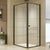 Semi Frameless Shower Screen (74~82)x 195cm & (98~101)x 195cm Side AS/NZS Glass