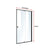 Adjustable Semi Frameless Shower Screen (114~122) x 195cm Australian Safety Glass