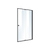 Adjustable Semi Frameless Shower Screen (114~122) x 195cm Australian Safety Glass