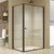 Semi Frameless Shower Screen (114~122)x 195cm & (77~80)x 195cm Side AS/NZS Glass