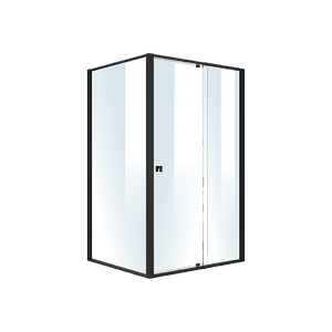 Semi Frameless Shower Screen (114~122)x 195cm & (98~101)x195cm Side AS/NZS Glass