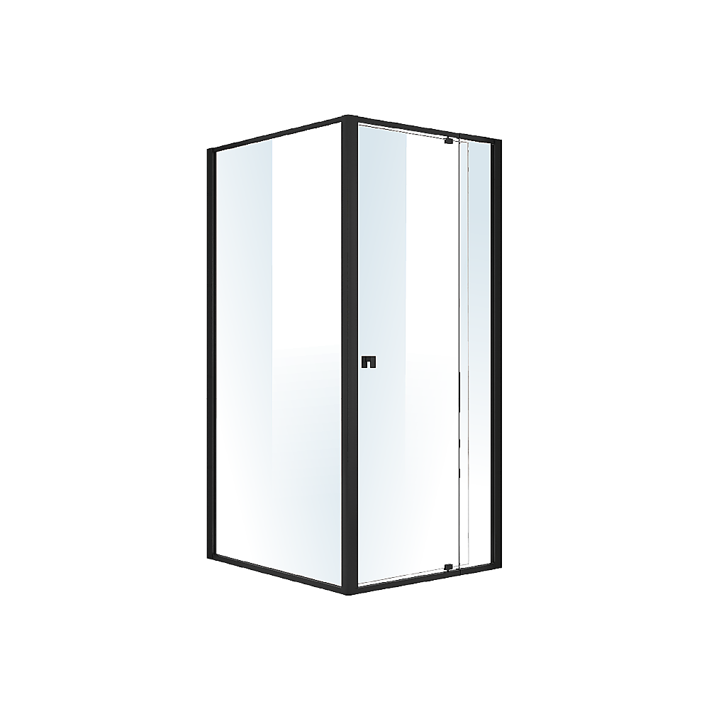 Semi Frameless Shower Screen (82~90)x 195cm & (98~101)x 195cm Side AS/NZS Glass