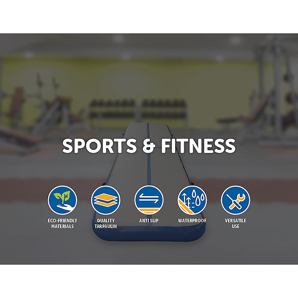 5m Inflatable Air Track Gym Mat Airtrack Tumbling Gymnastics Tumbling with Pump