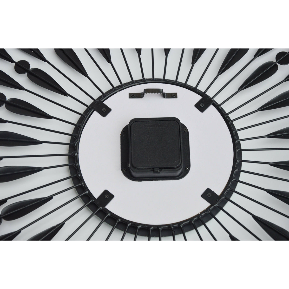 Large Modern 3D Crystal Wall Clock Luxury Art Metal Round Home Decor