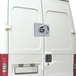 Van Door Lock With Brackets - Heavy Duty Security Vehicle Hasp Padlock