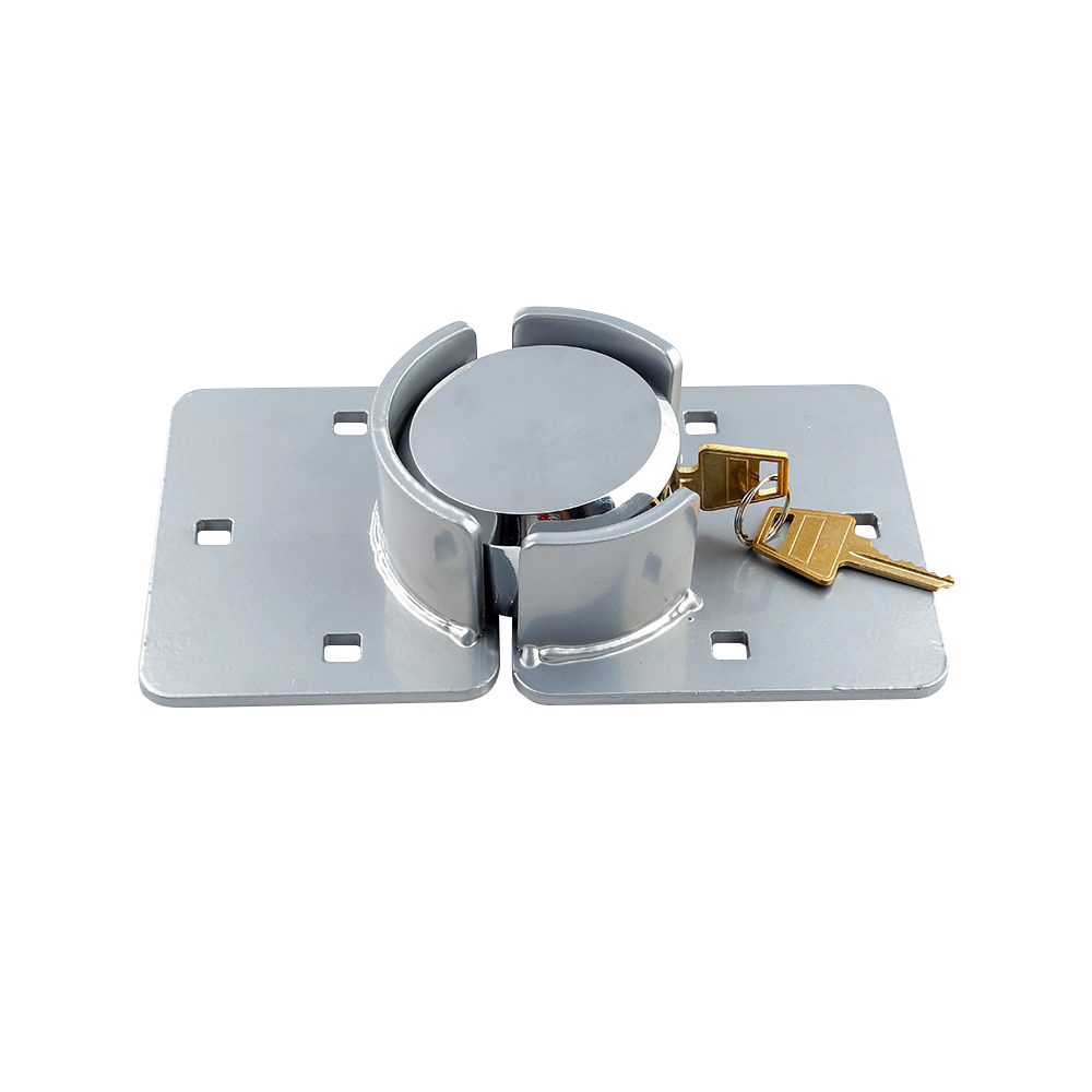 Van Door Lock With Brackets - Heavy Duty Security Vehicle Hasp Padlock