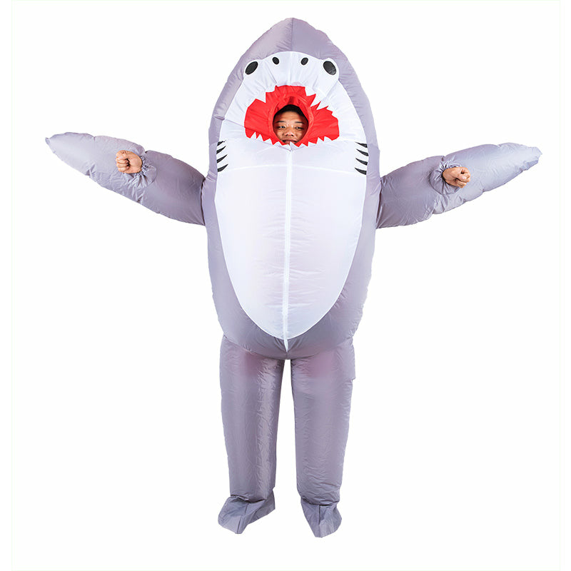 Shark Fancy Dress Fan Inflatable Costume  Suit