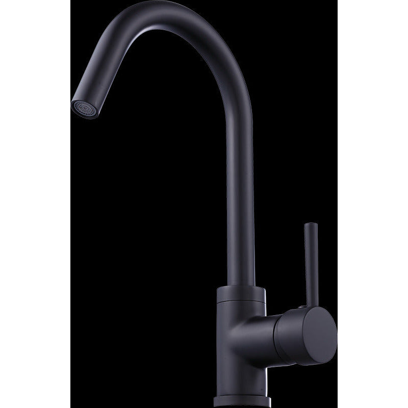 Kitchen Mixer Tap Faucet Basin Laundry Sink - BLACK
