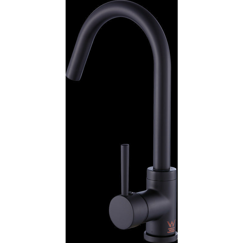 Kitchen Mixer Tap Faucet Basin Laundry Sink - BLACK