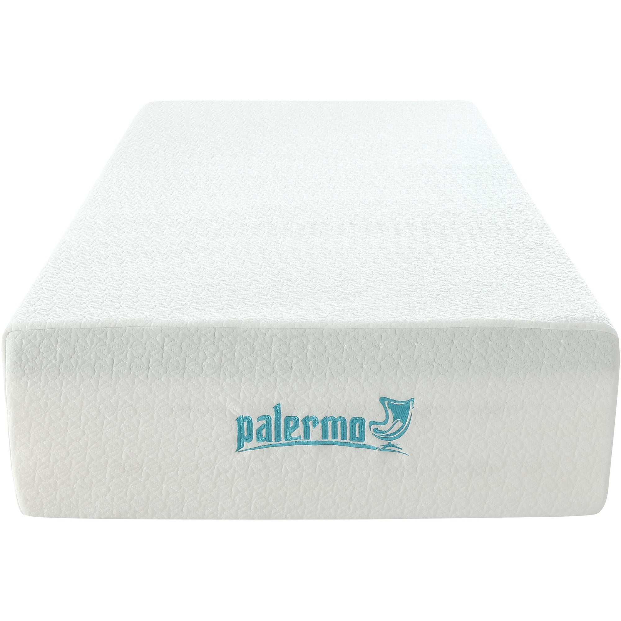 Palermo Single Mattress 30cm Memory Foam Green Tea Infused CertiPUR Approved