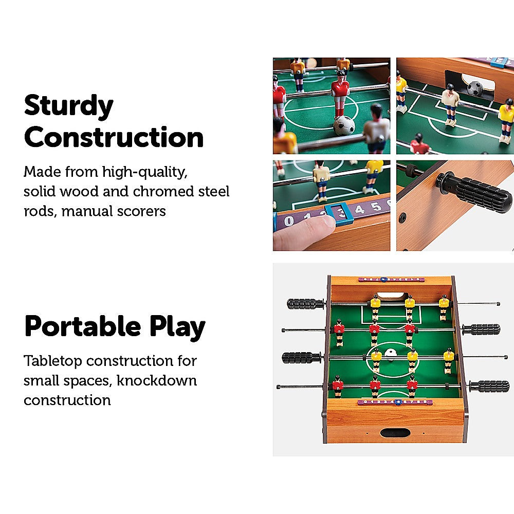 Foosball Games Soccer Table Kids Portable Toy Gift