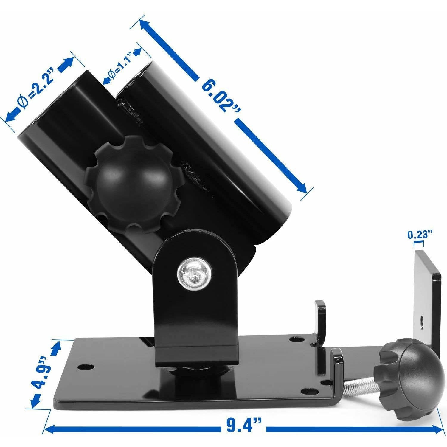 T Bar Row Landmine Platform 360-degree Swivel Fits 1", 2" Olympic Bars