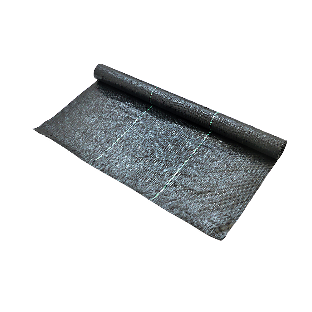 Heavy Duty Weed Control PP Woven Fabric Weed Mat Gardening Plant 1.83m x 30m