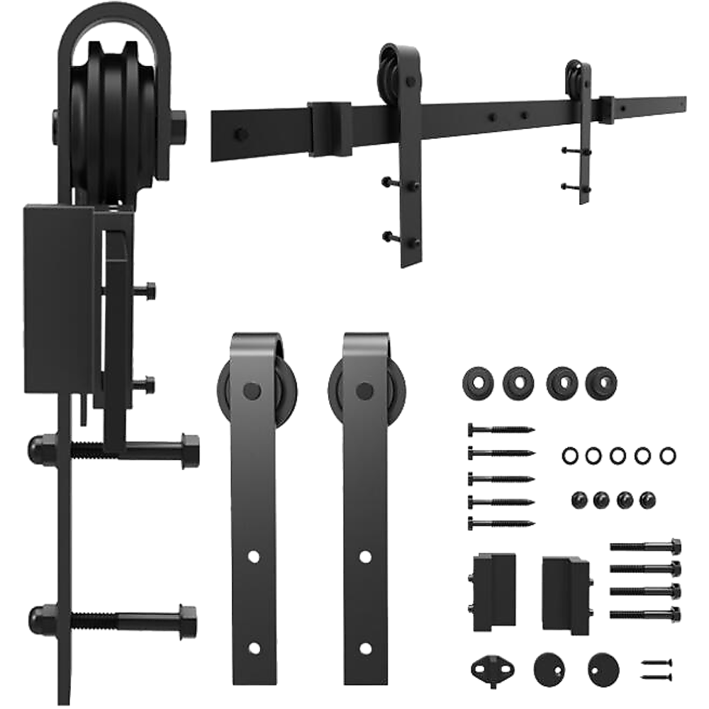 1.8m Sliding Barn Door Hardware Heavy Duty Sturdy Kit