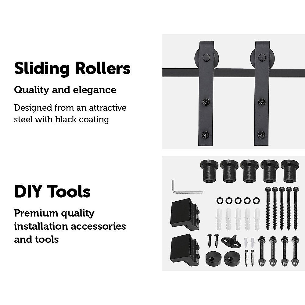 1.8m Sliding Barn Door Hardware