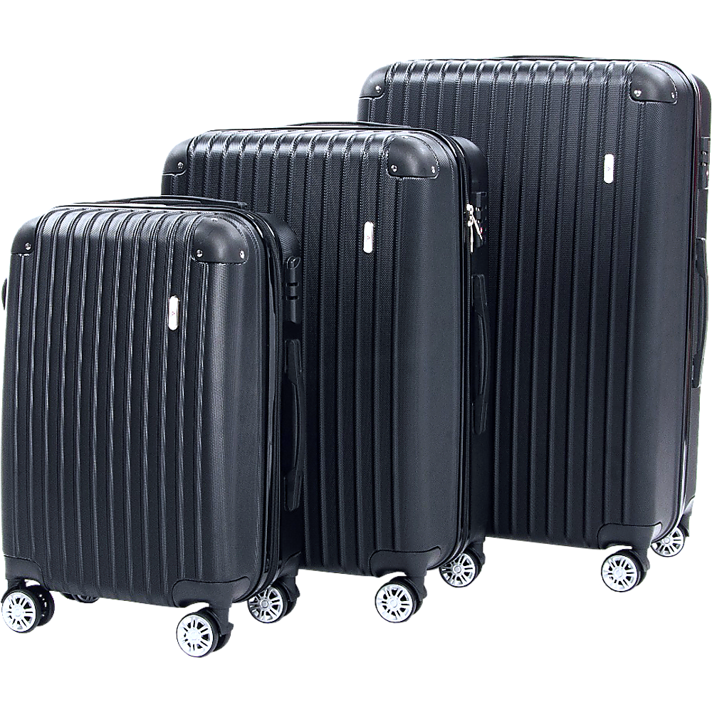 Delegate Suitcases Luggage Set 20" 24" 28"Carry On Trolley TSA Travel Bag