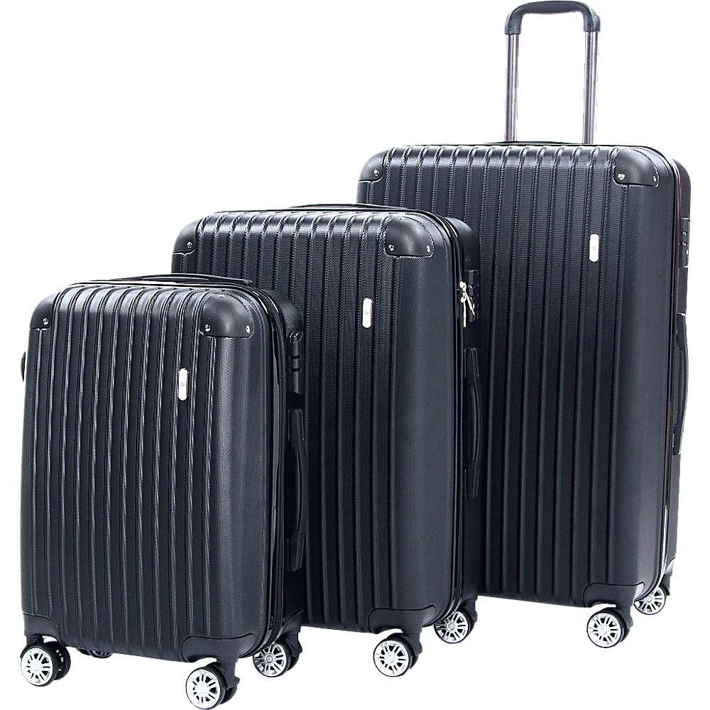 Delegate Suitcases Luggage Set 20" 24" 28"Carry On Trolley TSA Travel Bag