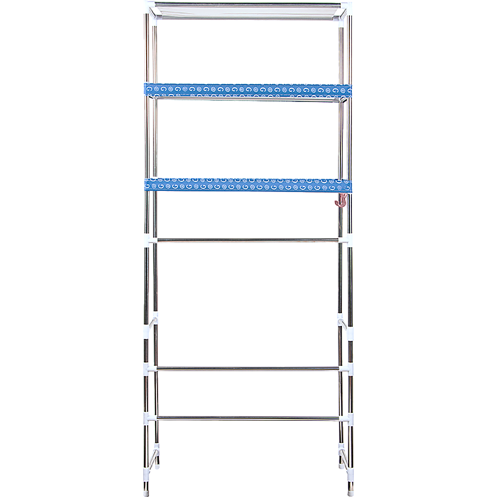 Storage Shelves Shelf 3 Tier Rack Portable Laundry Stand Unit Organiser