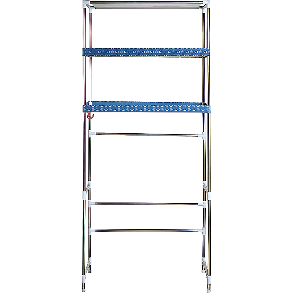 Storage Shelves Shelf 3 Tier Rack Portable Laundry Stand Unit Organiser