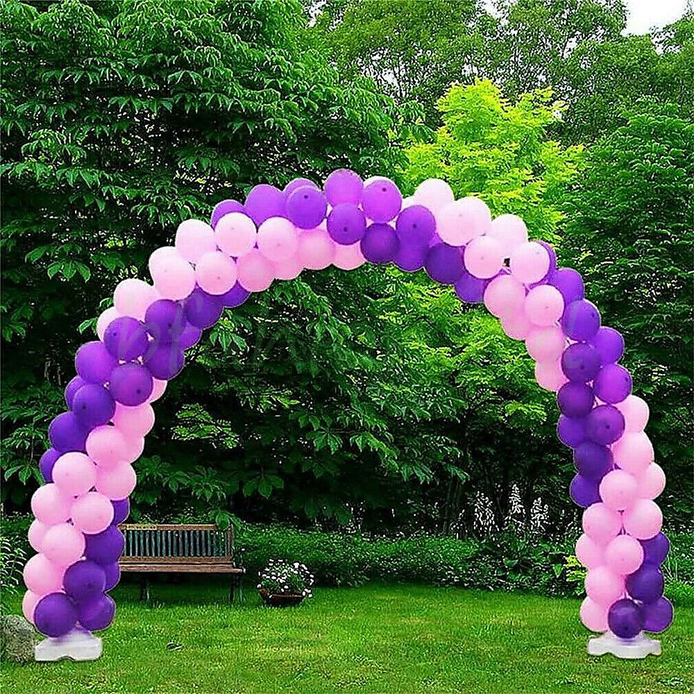 3x4m Full Set Balloon Arch Column Kit Floor Base Stand For Wedding & Party