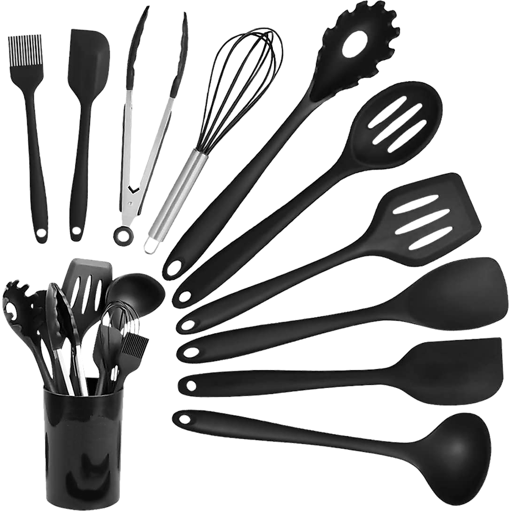 11pcs Kitchen Utensil Set Silicone Heat-Resistant Non-Stick Kitchen Utensils kit