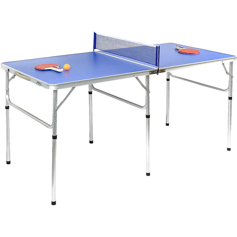 152cm Portable Tennis Table, Folding Ping Pong Table Game Set