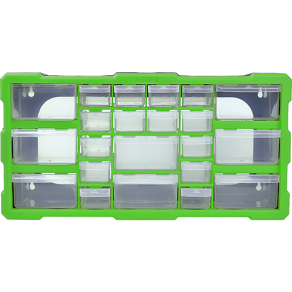 22 Multi Drawer Parts Storage Cabinet Unit Organiser Home Garage Tool Box