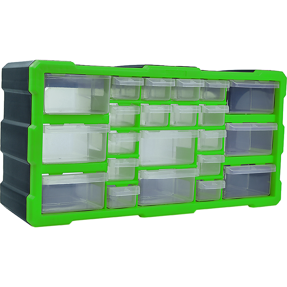 22 Multi Drawer Parts Storage Cabinet Unit Organiser Home Garage Tool Box