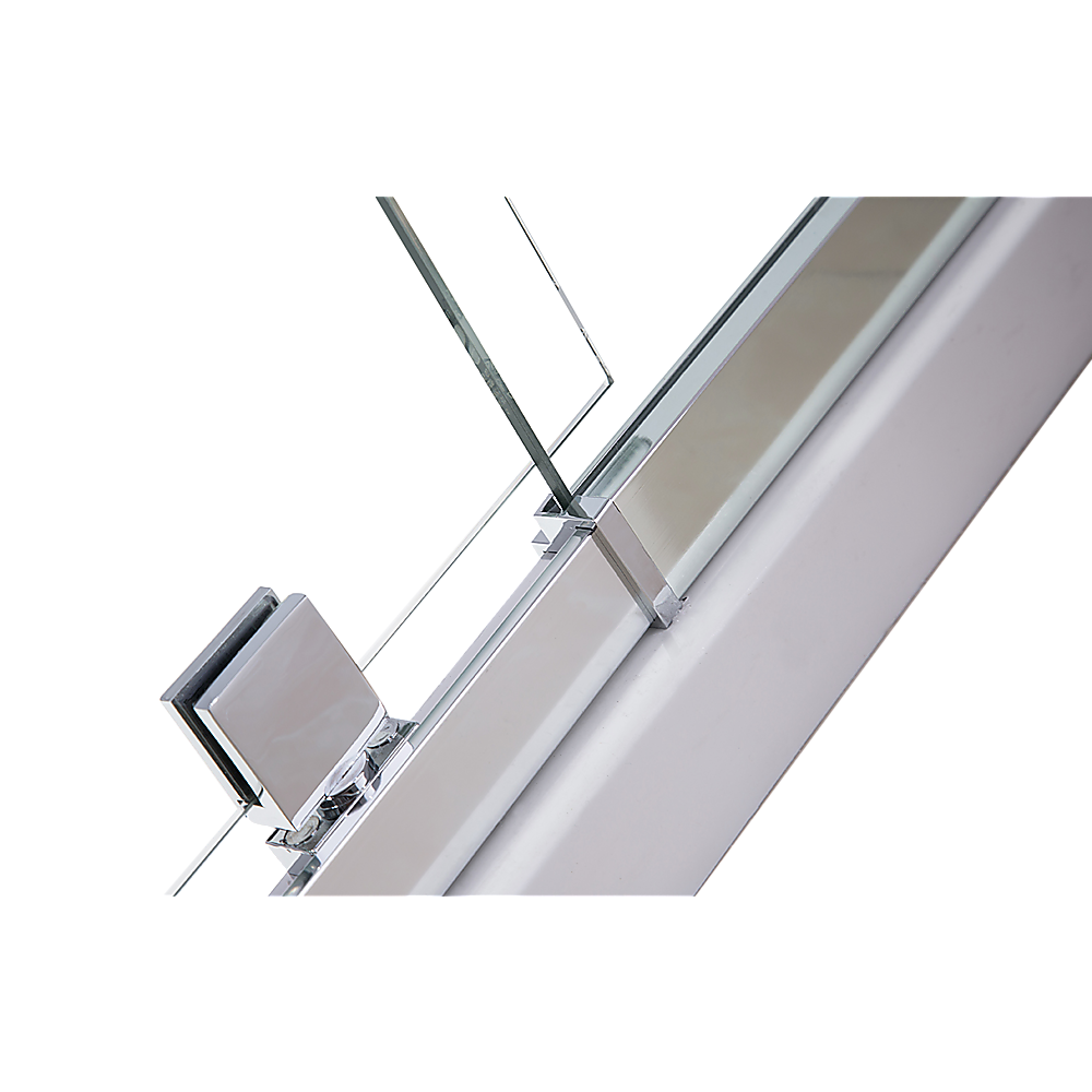 Semi Frameless Shower Screen (114~122)x 195cm & (89~92)x 195cm Side AS/NZS Glass