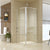 Semi Frameless Shower Screen (82~90)x 195cm & (77~80)x 195cm Side AS/NZS Glass