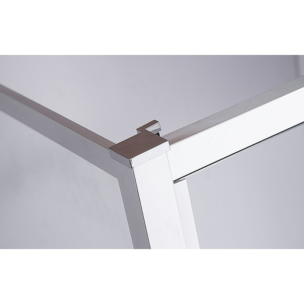 Semi Frameless Shower Screen (114~122)x 195cm & (77~80)x 195cm Side AS/NZS Glass