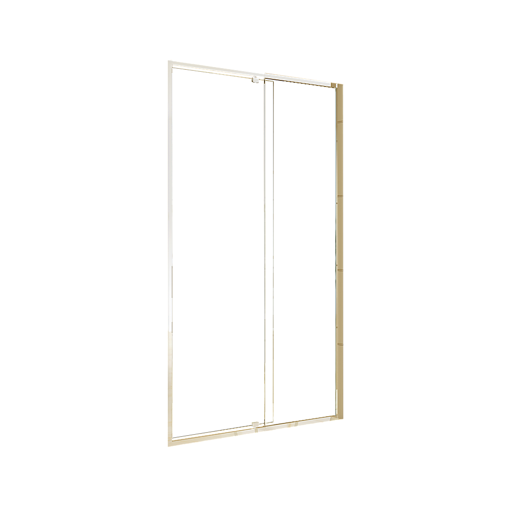 Adjustable Semi Frameless Shower Screen (114~122) x 195cm Australian Safety Glass