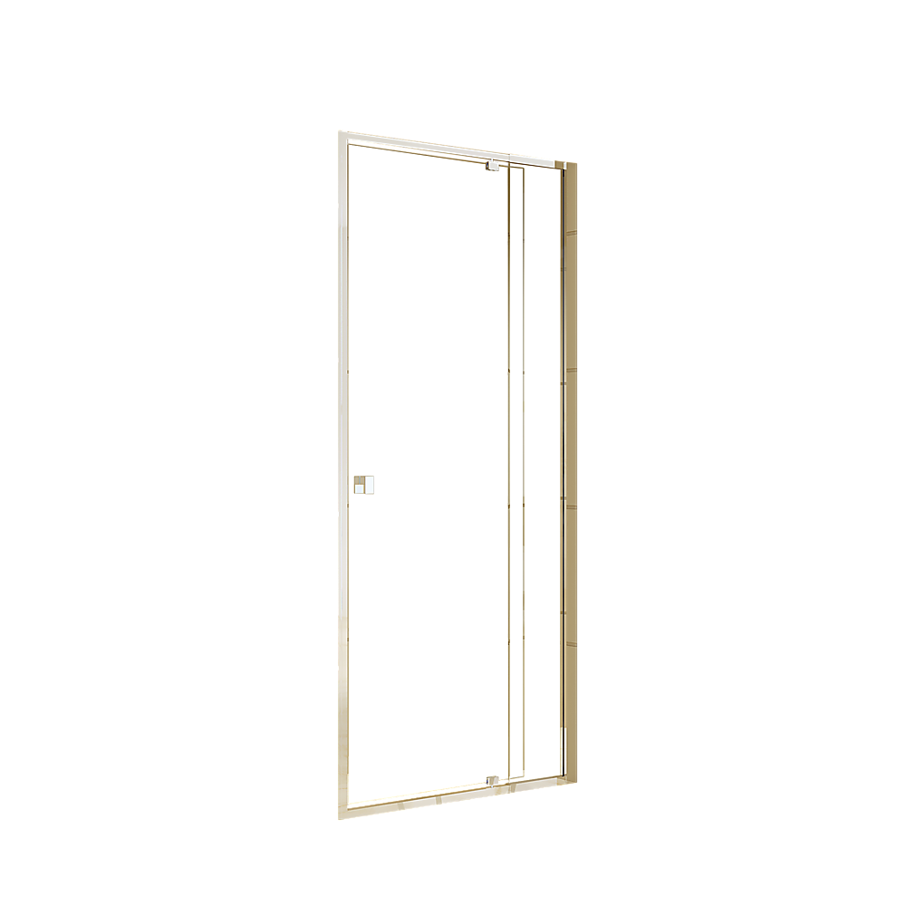 Adjustable Semi Frameless Shower Screen (82~90) x 195cm Australian Safety Glass