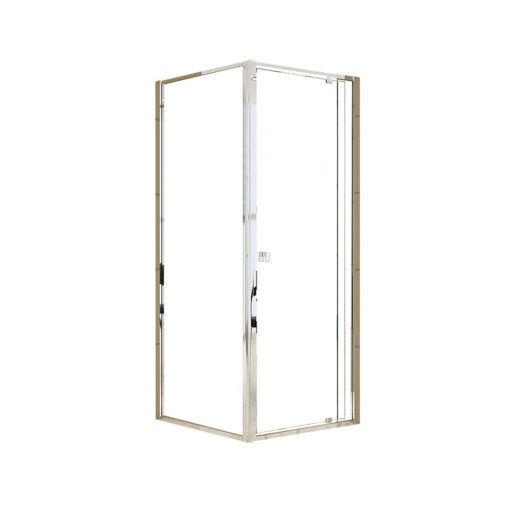 Semi Frameless Shower Screen (74~82)x 195cm &amp; (77~80)x 195cm Side AS/NZS Glass