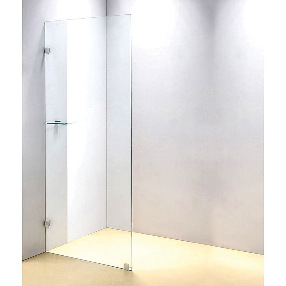 800 x 2000mm Frameless 10mm Safety Glass Shower Screen