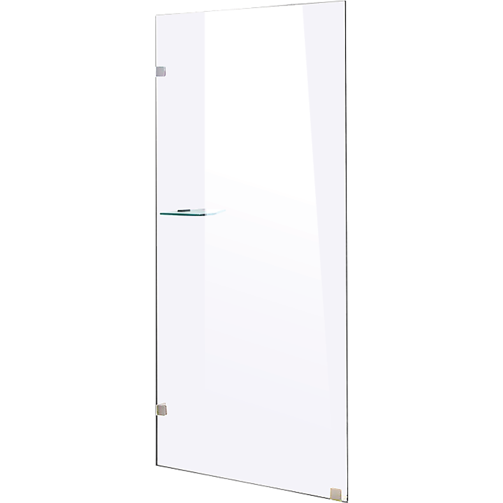800 x 2100mm Frameless 10mm Safety Glass Shower Screen