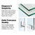 800 x 2100mm Frameless 10mm Safety Glass Shower Screen