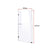 800 x 2000mm Frameless 10mm Safety Glass Shower Screen