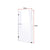 900 x 2100mm Frameless 10mm Safety Glass Shower Screen