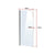 180° Pivot Door 6mm Safety Glass Bath Shower Screen 800x1400mm By Della Francesca