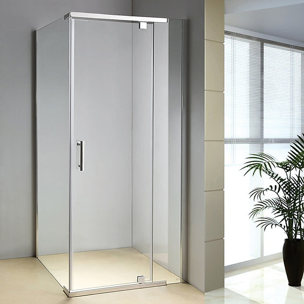 Shower Screen 900x900x1900mm Framed Safety Glass Pivot Door By Della Francesca